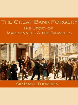 cover image of The Great Bank Forgery